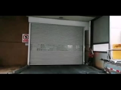 Lineaire deurpaneel Aluminium legering Fast Roll Up en sluiter Spiral Security Garage Door