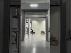 Lineaire deurpaneelpatroon Aluminiumlegering Vinnige oprol- en afsluitdeur voor JTM-D01