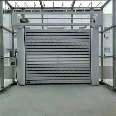 Industriële hoge snelheid rollende snelle rollen up snelle rolluik spiraal automatische deur