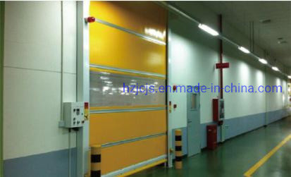 JTM-D01 Aluminium legering snel sluitende deur Beveiligingsdeur magazijn deur met afstandsbediening