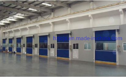 JTM-D01 Aluminium legering snel sluitende deur Beveiligingsdeur magazijn deur met afstandsbediening