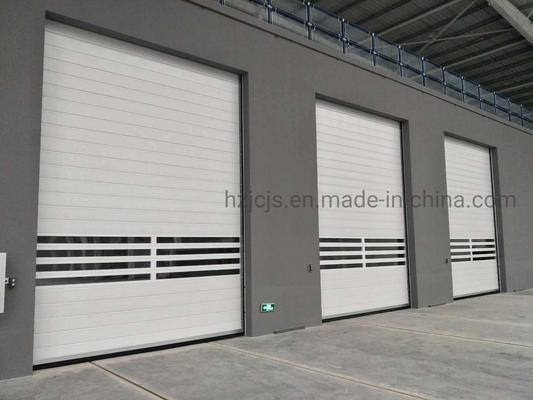 Lineaire deurpaneel Aluminium legering Fast Roll Up en sluiter Spiral Security Garage Door
