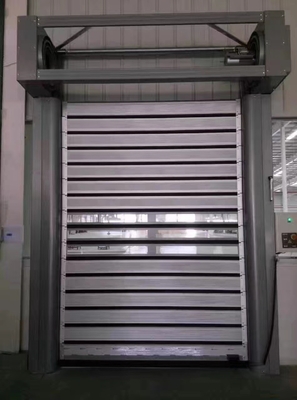 Aluminiumlegering Fast Roll up en sluiter stapelbeveiliging deur met 1000N Output Torque