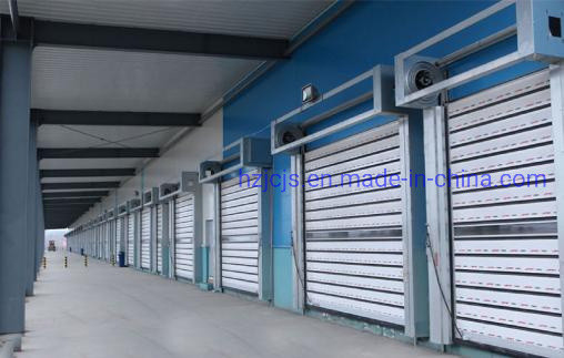 Aluminiumlegering JTM-D03 Snelle rol en sluiter Spiral Warehouse Windschild Automatische deur