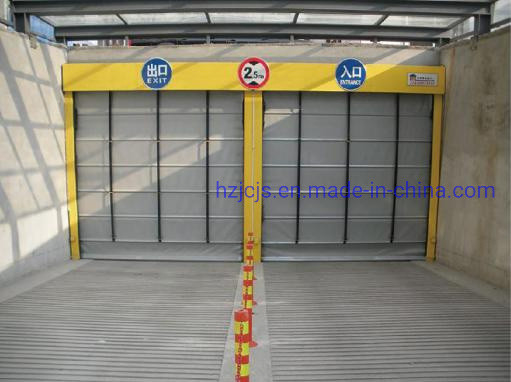 Aluminiumlegering JTM-D03 Snelle rol en sluiter Spiral Warehouse Windschild Automatische deur