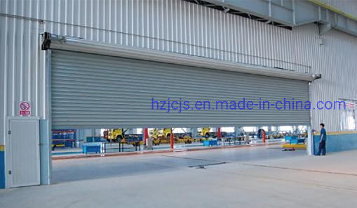 Aluminium legering High Speed Rolling Up Fast Spiral Garage Door met IP55 Beschermingsklasse