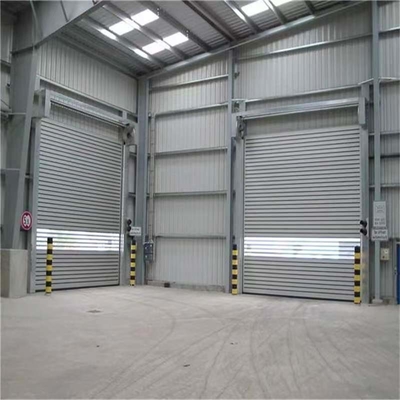 Voltooide aluminiumlegering snel op rollen en sluiten beveiliging magazijn garagedeur