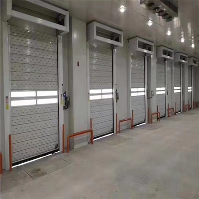 High Speed Rolling en Fast Shutter Security Garage Door voor in 40mm Dikte Walnut