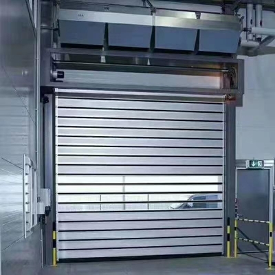 Industriële hoge snelheid rollende snelle rollen up snelle rolluik spiraal automatische deur