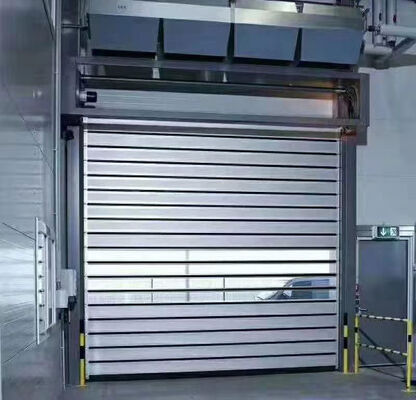 High Speed Roller Shutter Door met brandwerend verstelbare snelheid en aangepast roestvrij staal voor industrieel gebruik