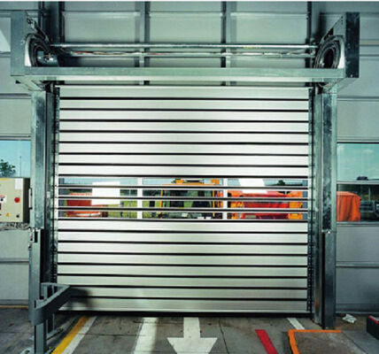 Aluminium legering Brandbestendig IP55 Bescherming Aanpasbare grootte High Speed Roller Shutter Veiligheidsdeur