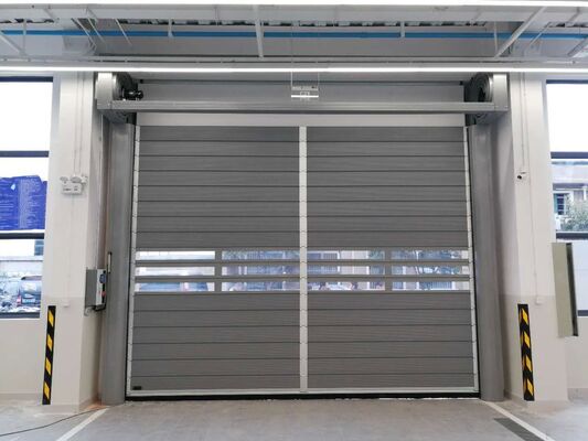 Aluminium legering Brandbestendig IP55 Bescherming Aanpasbare grootte High Speed Roller Shutter Veiligheidsdeur