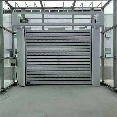 Aluminium legering brandbestendige hoge snelheid rolluik deur met IP55 bescherming en aanpasbare grootte