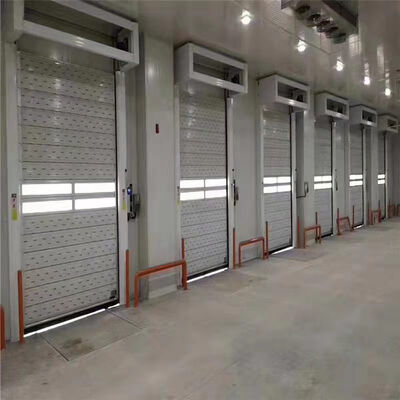 Hoge snelheidsopening, corrosiebestendige spiraalvormige beveiligingsdeur met intelligente automatisering voor magazijnen